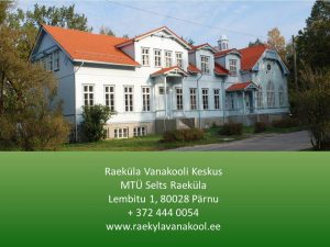 Raeküla vanakooli Keskus